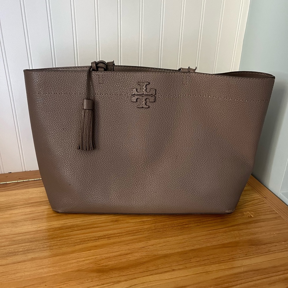 Tory Burch Brown Leather Tote